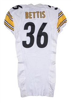 2000 Jerome Bettis Game Used Pittsburgh Steelers Road Jersey Photo Matched To 5 Games (Resolution Photomatching & Steelers Holo)